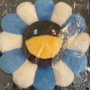 Takashi Murakami Flower Pillow (Blue)